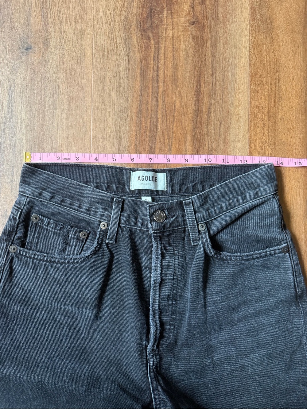 AGOLDE Lana Vintage Straight Disorder Jean Size 25 - Picture 7 of 10
